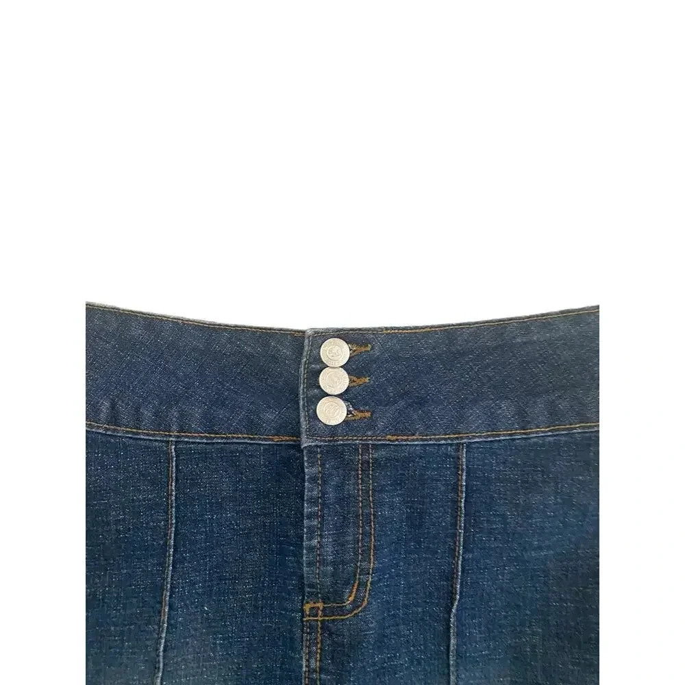 Paris Blues Denim Straight & Pencil Midi Skirt Size 1 - Picture 3 of 7